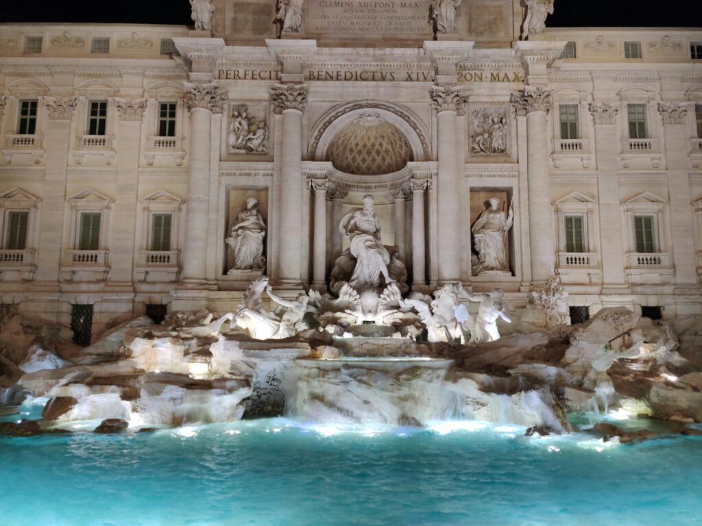 Fontana di Trevi.